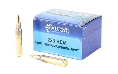 ADI 223 REM 69GR SIERRA MKING 20/200 - Get Guns N Ammo