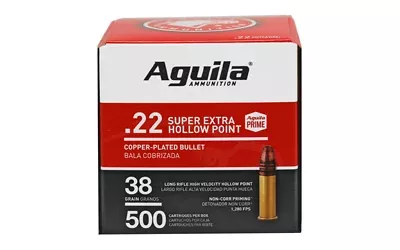 AGUILA 22LR HV HP 38 GR 500 PACK - Get Guns N Ammo