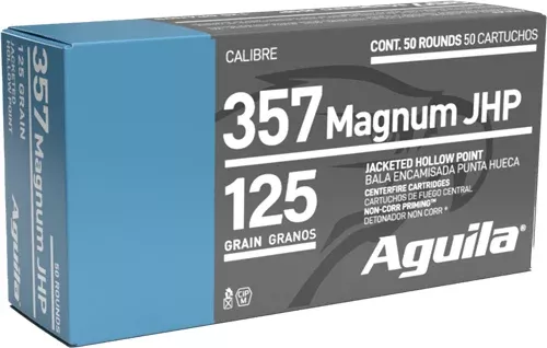 AGUILA 357 MAG 125GR JHP - 50RD 10BX/CS - Get Guns N Ammo