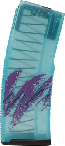 AMEND2 AR-15 MAGAZINE 5.56X45 - 30RD POLY MODC TEAL JAZZ - Get Guns N Ammo