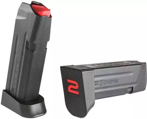 AMEND2 MAGAZINE FOR GLOCK 19 - 15RD POLYMER BLACK - Get Guns N Ammo