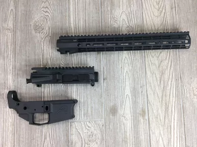 Betsy Ross M4E1 Builder Set – Sniper Grey Cerakote | Complete Receiver & Handguard Set