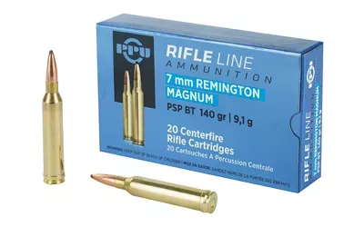PPU 7MM REM MAG PSP 140GR 20/200 - Get Guns N Ammo