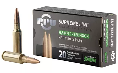 PPU SUPREM 6.5CRED 140GR HPBT 20/200 - Get Guns N Ammo
