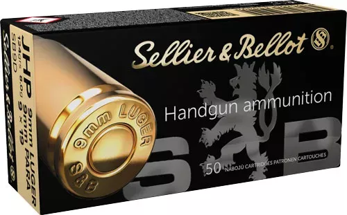 S&B 9MM LUGER 124GR JHP - 50RD 20BX/CS - Get Guns N Ammo