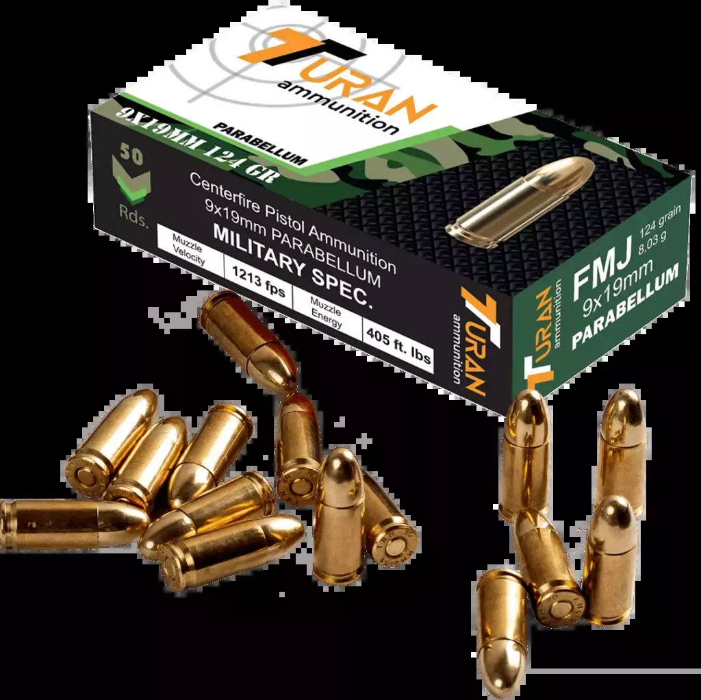 Turan Ammo 9x19mm Parabellum - Get Guns N Ammo